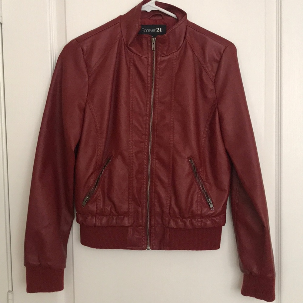 Forever 21 faux leather jacket
